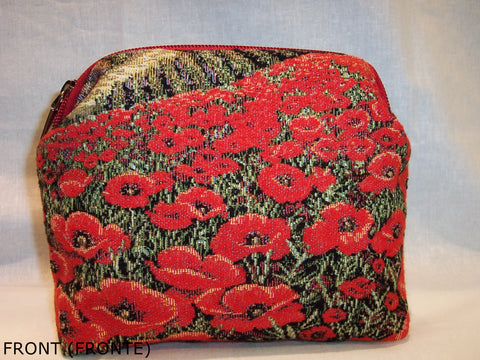 Pochette Tuscan countryside with poppies