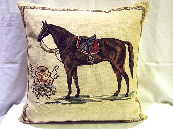HORSE PILLOW TAPESTRY