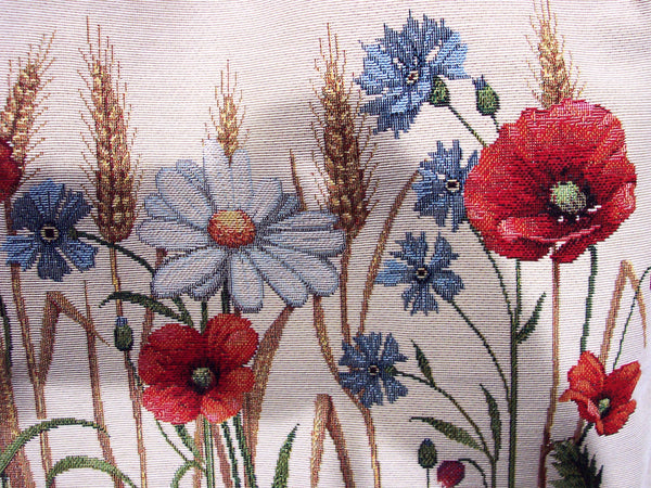 SHOPPER  POPPIES AND EAR OF CORN