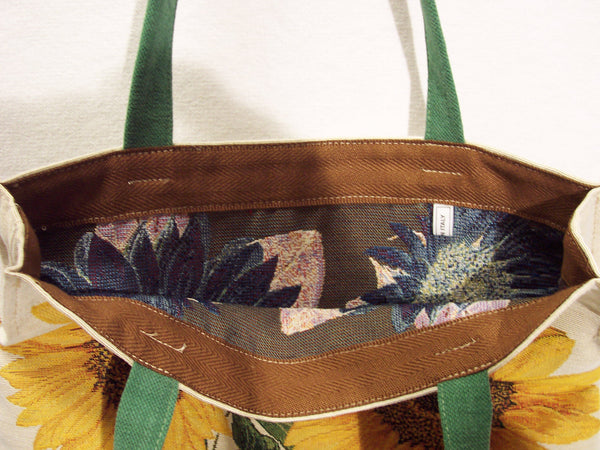 SHOPPER  SUNFLOWERS AND LADYBUGS