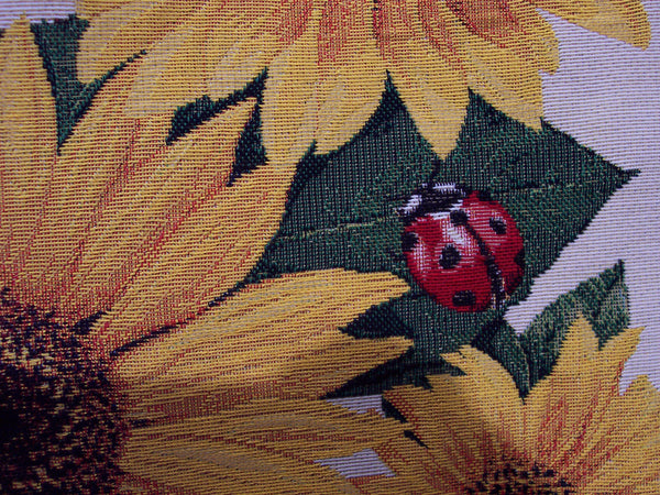 SHOPPER  SUNFLOWERS AND LADYBUGS