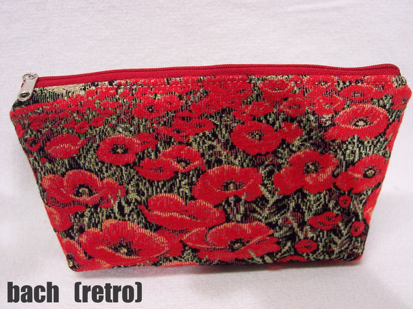PURSE CASE TUSCAN LANDSCAPE POPPIES