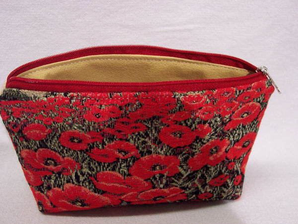 PURSE CASE TUSCAN LANDSCAPE POPPIES