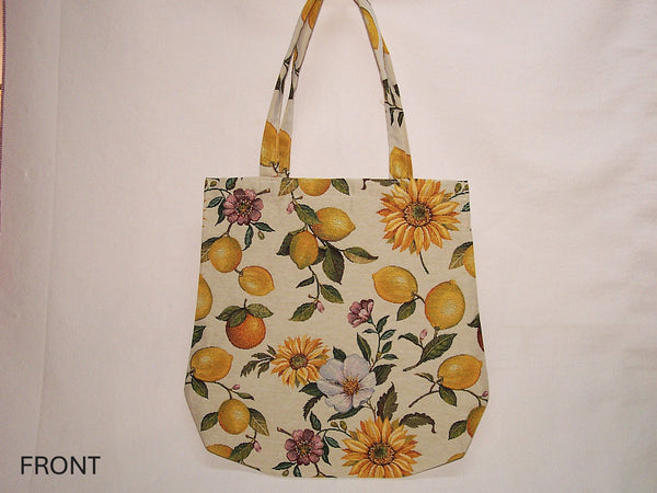 SHOPPER  LEMONS AND SUNFLOWERS