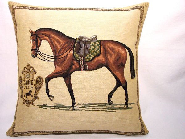 HORSE PILLOW TAPESTRY