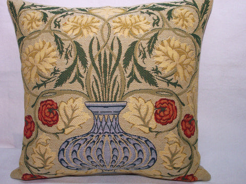 PILLOW COVER  BOWL OF ROSES