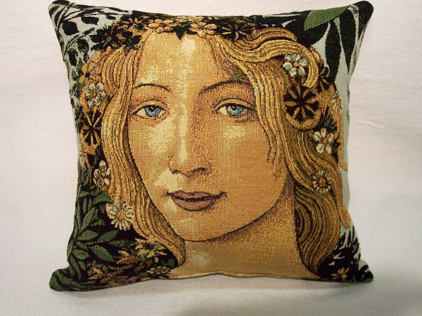 PILLOW COVER PRIMAVERA  BOTTICELLI PARTICULAR