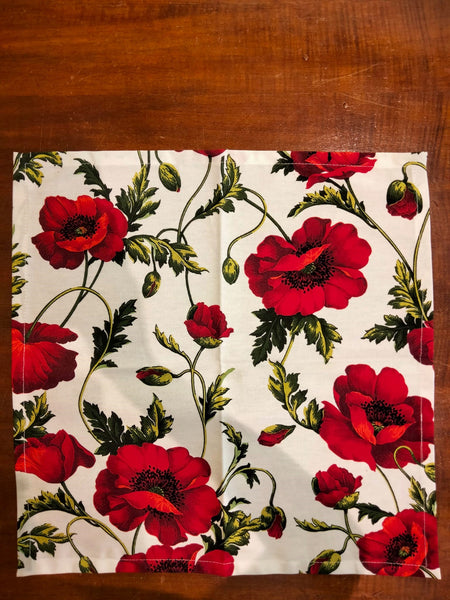 POPPY PRINTED TABLECLOTH