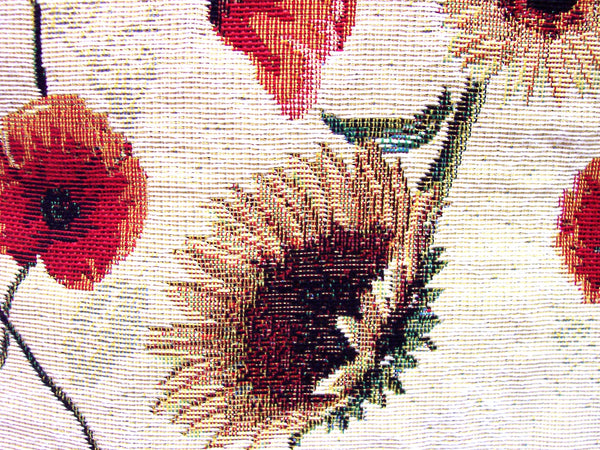 SHOPPER  POPPIES AND SUNFLOWERS