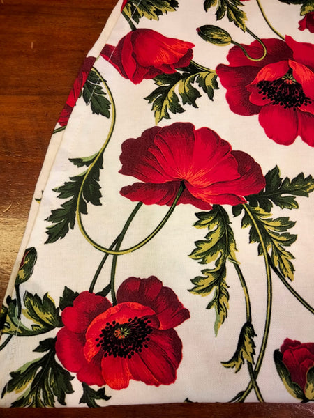 POPPY PRINTED TABLECLOTH