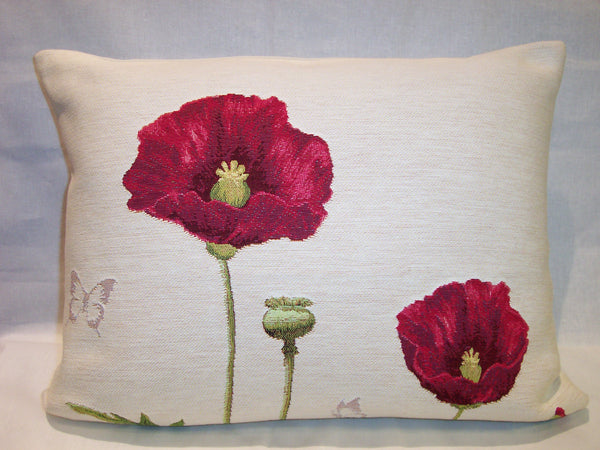POPPY LIGHT PILLOW TAPESTRY