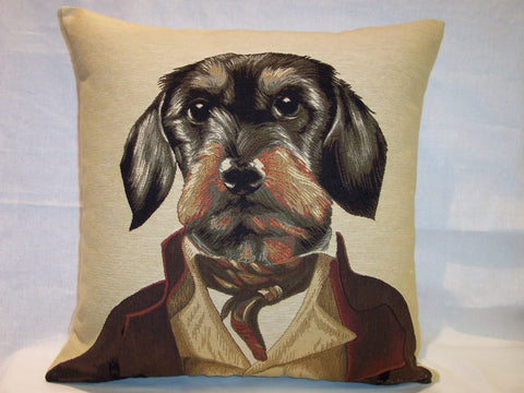 DACHSHUND  PILLOW TAPESTRY