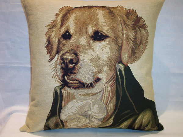 GOLDEN RETRIEVER  PILLOW TAPESTRY