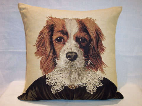 KING CHARLES PILLOW TAPESTRY