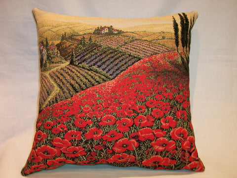 Poppy Pillow Tapestry