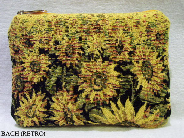 Purse Tuscan countryside with sunflowers