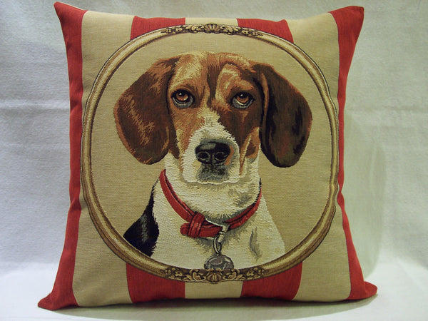 WALLPAPER BEAGLE PILLOW TAPESTRY