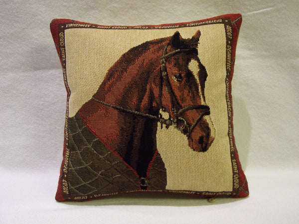 HORSE PILLOW TAPESTRY