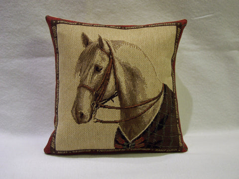 HORSE PILLOW TAPESTRY