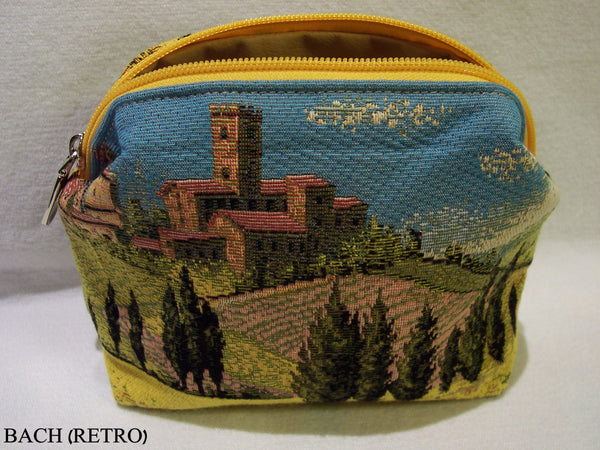 Pochette Tuscan countryside with sunflowers