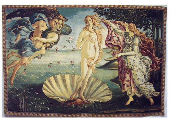 BIRTH OF VENUS WALL TAPESTRY