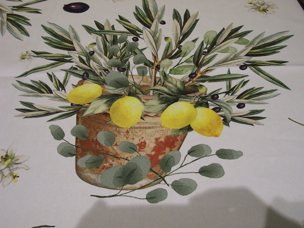 TABLECLOTH  LARGE LEMONS AND OLIVES