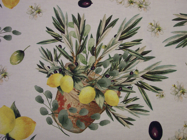 TABLECLOTH   LEMONS AND OLIVES
