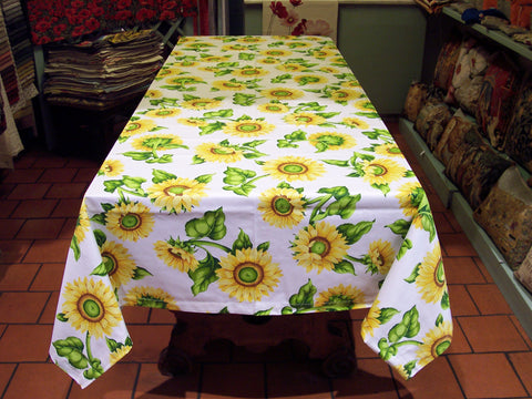 TABLECLOTH SUNFLOWERS