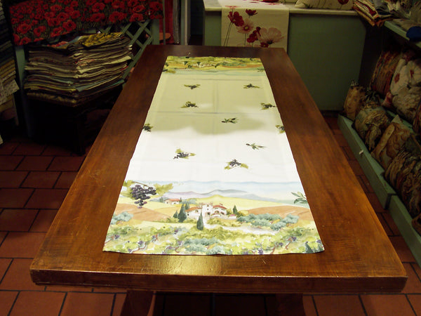 TUSCAN LANDSCAPE PRINTED RUNNER