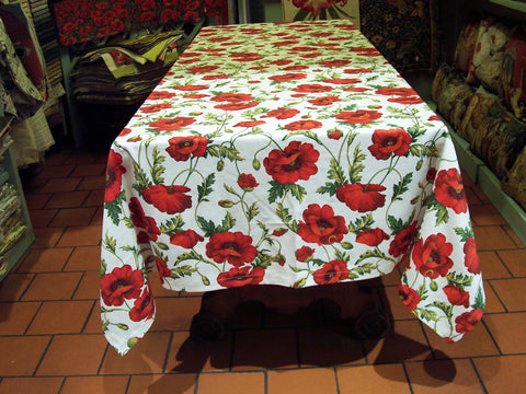 TABLECLOTH POPPIES