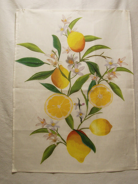 KITCHEN TOWEL   LEMONS