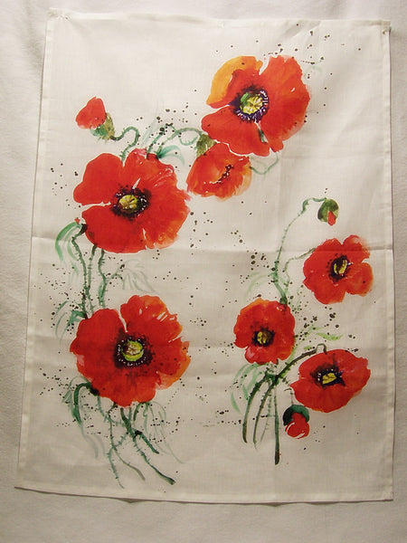 KITCHEN TOWEL POPPIES