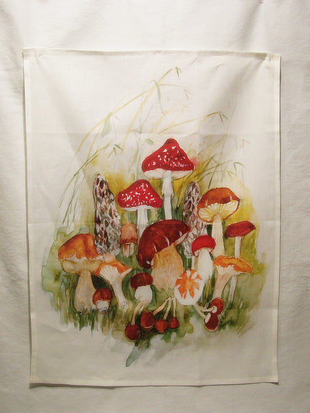 KITCHEN TOWEL  MUSHROOMS