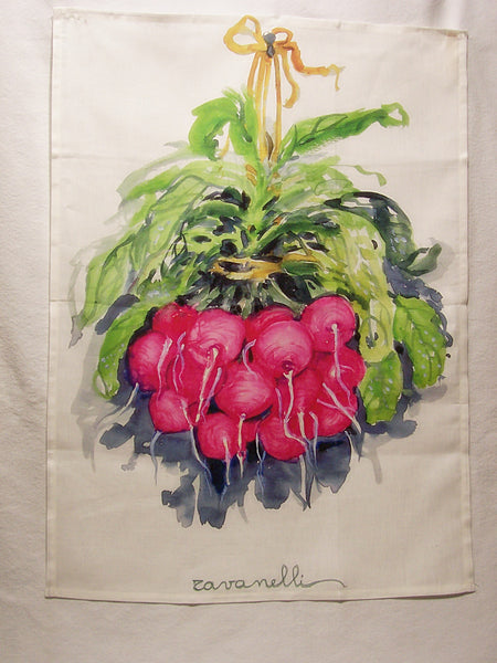 KITCHEN TOWEL RADISHES