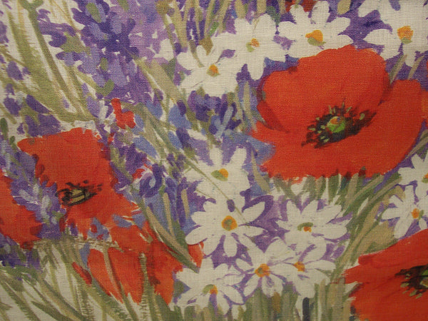 KITCHEN TOWEL  POPPIES AND LAVENDER