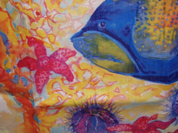 KITCHEN TOWEL   COLORED FISH