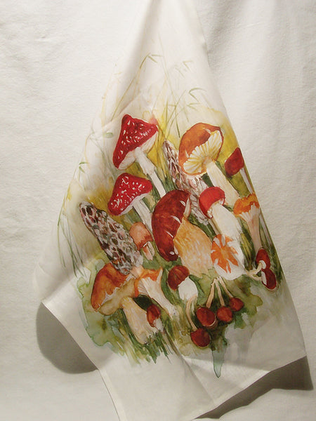 KITCHEN TOWEL  MUSHROOMS