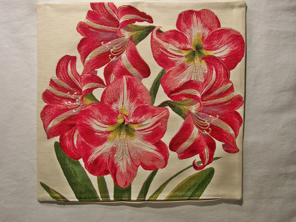 Amaryllis Pillow Tapestry