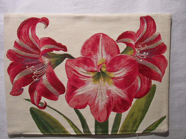 Amaryllis Pillow Tapestry