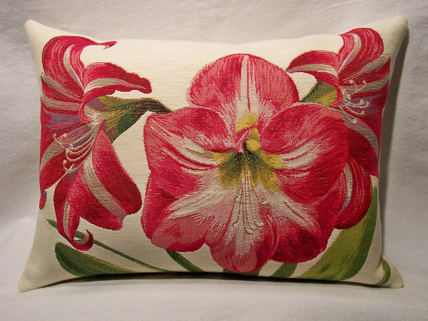 Amaryllis Pillow Tapestry