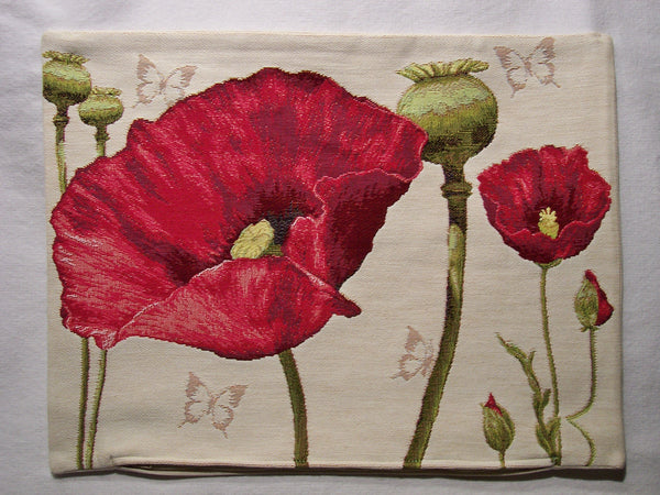 POPPY LIGHT PILLOW TAPESTRY