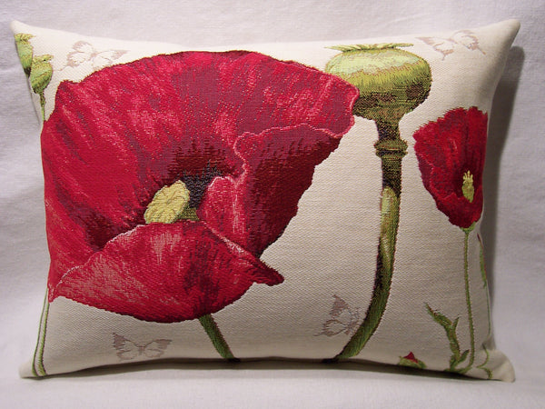POPPY LIGHT PILLOW TAPESTRY