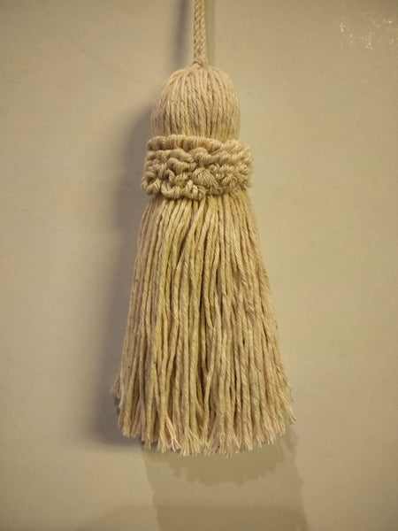 TASSELS NATURAL COTTTON